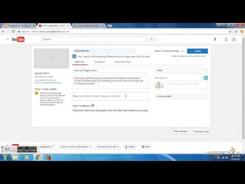 how to upload a video to the channel