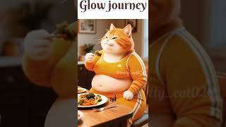 glow up mode` on!#glowupgoals #fitcatjourney #meowpower #catwalkvibes#aishorts #aientertainment