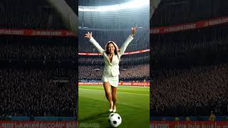 Sports Diva Who Loves Soccer Celebrations - Ai Excitement