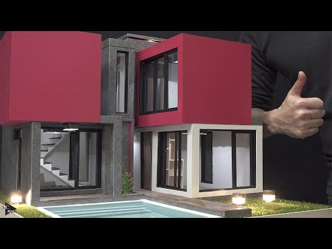 How to Make Awesome Mini House from Concrete