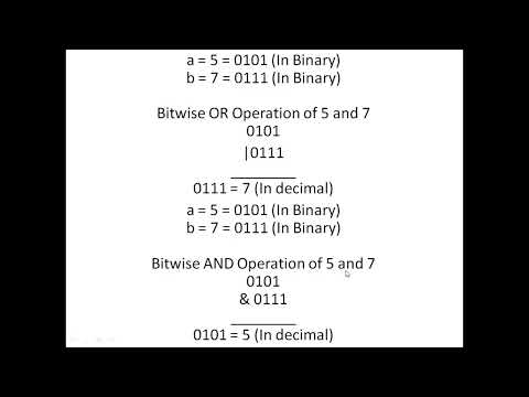 Bitwise operator