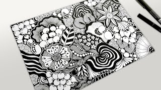 Zentangle Art | Creative Zentangle Inspired Designs for Relaxation