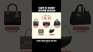 평생템으로 비추하는 #디올백