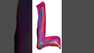 simple way to colour #alphabetart #drawing #art #artwork #colors #coloringfun #short #shortvideo