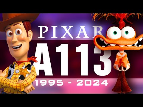 All A113 References in Pixar Movies (1995-Toy Story / 2024-Inside Out 2)