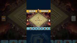 TH16 WAR BASE Speedbuild 2025! 🔥 #clashofclans #TH16base #th16coc