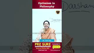 Optimism in Philosophy #drtanujain #tathastuics #shortfeed #shorts #reels #philosophy #short