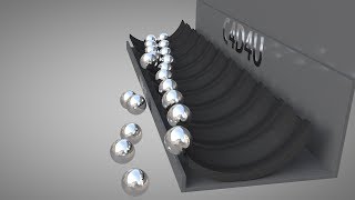DYNAMICS Test with MASS 1 - 10 Simulation / Animation (C4D Cinema 4D) ❤️ C4D4U
