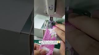 Mira cómo puedes hacer una guía de costura super fácil! #coser #costura #sew #sewing