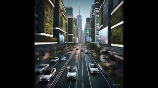 2050 BYD smart city with tiny electric vehicles and drones.#electricvehicles #futureoftransportation