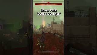 Helldivers 2 | NEVER DO THIS With The Hover Pack... #helldivers2 #propagandacommanders #helldivers