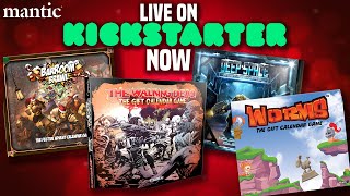 The Walking Dead, Worms and more! - Board Game Advent Calendars - Mantic Games Kickstarter