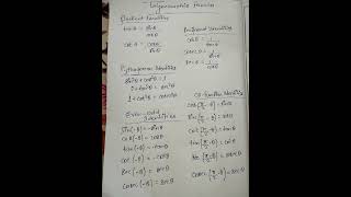 Trigonometric Formula 🔥#mathsforallcompetitiveexams #calculusformula #importantforallexam