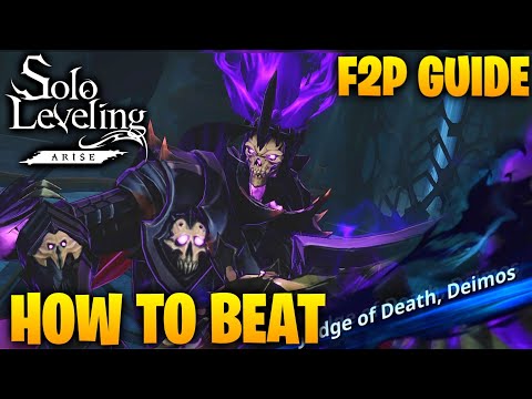 HOW TO BEAT DEIMOS BOSS FIGHT - Solo Leveling: ARISE (F2P GUIDE)