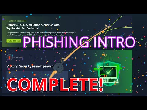 SOC Analyst Training Phishing Triage in TryHackMe's SOC Simulator | Introduction to Phishing