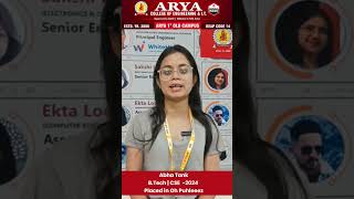 Student Speak: Abha Tank From B.Tech (CSE) | Placed in Oh Puhleeez