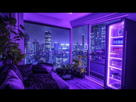 Night Lofi Playlist 💜☪ "𝑷𝒖𝒓𝒑𝒍𝒆 𝑵𝒊𝒈𝒉𝒕𝒔, 𝑺𝒍𝒐𝒘 𝑳𝒊𝒇𝒆" ~ Rainy Lofi Hip Hop Beats
