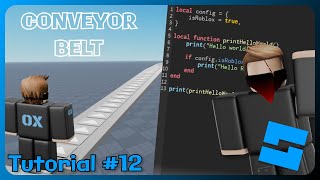 How to make a CONVEYOR BELT | Tutorial #12 | Roblox Studio