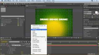 36 After Effects CC Tutorial   08 Animating Text Layers 2 4
