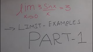 Applied mathematics 1,Limit and continuity examples