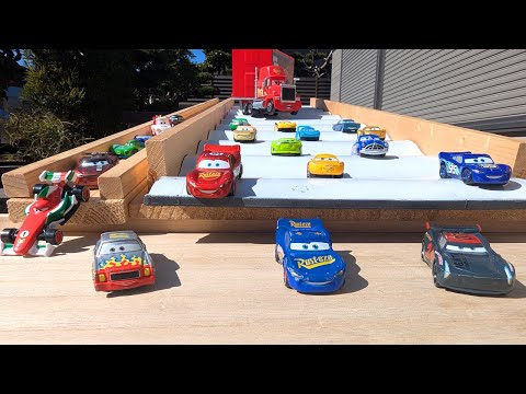 Disney Cars Tomica ♡ Handmade 2-course speed race