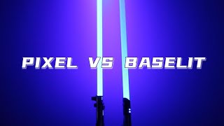 Baselit RGB vs NEOPIXEL lightsaber | Superneox