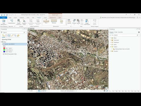 Adding Raster Data to ArcGIS Pro ~ ArcGIS Desktop