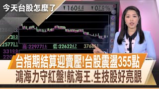 台股23000卻步 台指期結算日上下震盪355點 航運本是避風港 長榮飆241.5翻黑有人下船?｜【今天台股怎麼了】20241120｜主播 陳斯寧@投資看非凡 @ustvhotstock