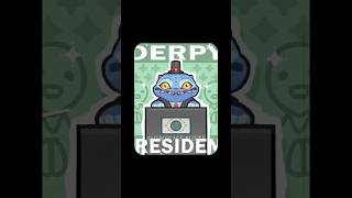 Derpy the Tiger Saves the Day! 🐅🏢🎉 #kpopdemonhunters  #animatedshorts  #cuteandfunny