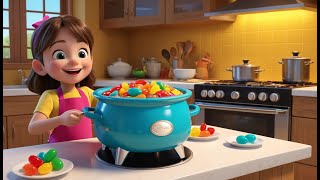 Where Oh Where Did the Jelly Beans Go? | Popular Nursery Rhyme | Educational Kids Songs