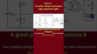 How to - Automatic light operated light #shorts #shortsfeed #shortvideo
