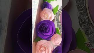 Beautiful Wall decor idea #craft #diy #walldecor# paper craft #beautiful #roomdecoration #easydecor
