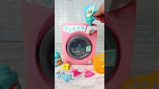 Satisfying with Unboxing & Review Miniature Washing Machine Set Toy ASMR