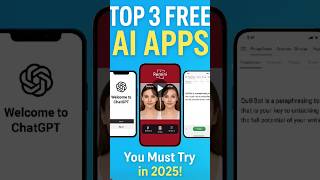 Top 3 FREE AI Tools Jo Aapki Life Badal Denge! (2025) #shorts #viralvideo #viralshorts #ai #yt