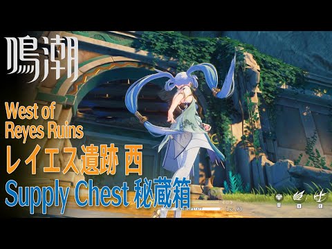 【鳴潮】秘蔵箱/リナシータ/レイエス遺跡西 [Supply Chest,West of Reyes Ruins,Riccioli Islands,Rinascita,WUWA,38724」