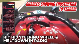 Charles Leclerc’s ANGRY Team Radio & Steering Wheel Slam | Hungarian GP