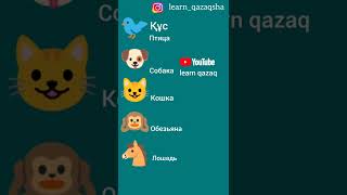 5 слов на казахском #учимказахский #казахстан #казахский
