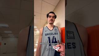 Grizzlies player with the best nickname is....