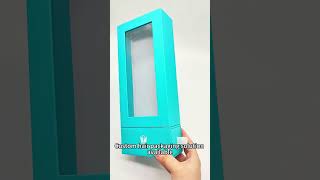 Customized Hair Packaging Magnetic Flip Box + Drawer Box #packaging #customboxes #hairbox #wigbox