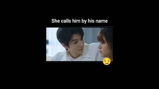 Duan Jiaxu and Sang Zhi in her class #shorts #hiddenlovechinesedrama #zhaolusi #chenzheyuan
