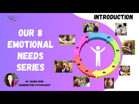 INTRODUCTION TO OUR 8 EMOTIONAL NEEDS SERIES