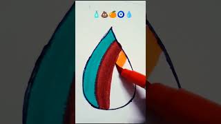 🧴💩🍊🧿💧 satisfying creative art #drawing #shortsbeta