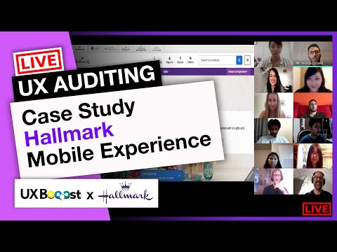 How to do UX audits: Hallmark demo LIVE