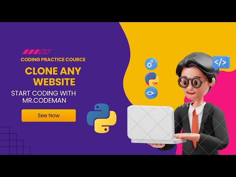 🌐 Web Cloner in Python  | Simple Website Downloader Script