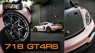 Unleashing the Beast: iPE Exhaust x Porsche 718 GT4RS in Action!