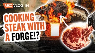 COOKING STEAK WITH A FORGE?!