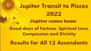 Jupiter Transit in Pisces 2022 | Jupiter Transit Pisces 2022 | For All 12 Ascendant Signs
