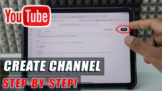 How to Make a YouTube Channel on iPad (2025)