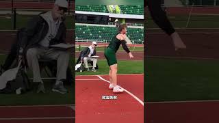 投掷出去的标枪都冒烟了 #标枪 #投掷标枪 #奥运冷知识