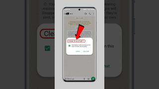 How to clear all massages Whatsapp
